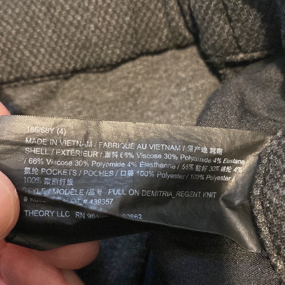 Theory Pants - Picture 9 of 9